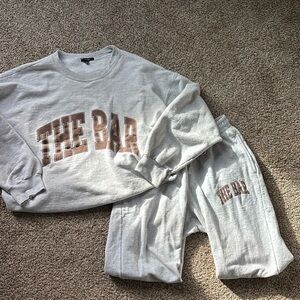 The Bar Varsity Sweat set